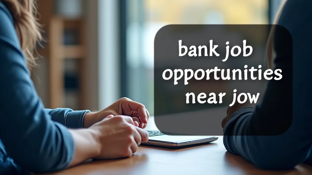 Bank Job Opportunities Near You