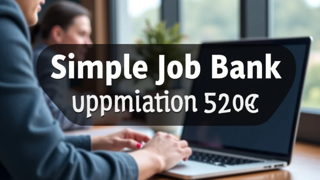 Simple Job Bank Login Guide